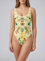 Willow Hand Embroidered Swimsuit