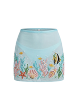 Curve Moorish Idol Co-ord Skirt - Blue