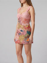 Coral Dreamscape Dress