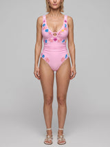 Oceanus Pearl Tide Baby Pink Swimsuit