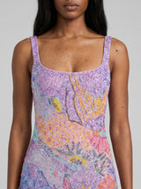 Coral Muse Mini Dress