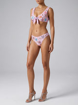 Orla Tie In The Middle Bikini Top Lilac