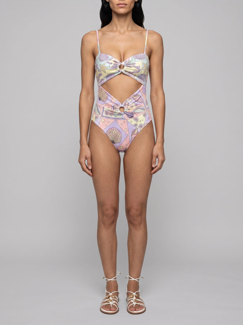 Purple Viola Swimsuit