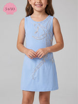 Selene Sleeveless Multi Color Kids Dress