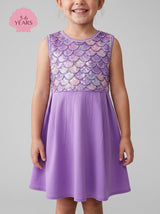 Oceanus | Disney Kids Pearl of Ursula Purple Dress