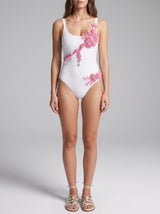 Pearl Reef Asymmetric Multi Colour Swimsuit