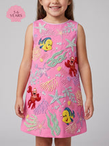 Oceanus | Disney Kids Seabreeze Fuschia dress