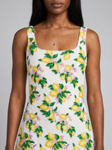 Lemon Blossom Mini Dress