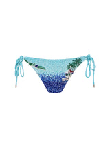 Oceanus x Taylor Nunez Island Blue Triangle Bikini Bottom