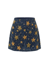 Celestial Night Navy Co-ord Skirt
