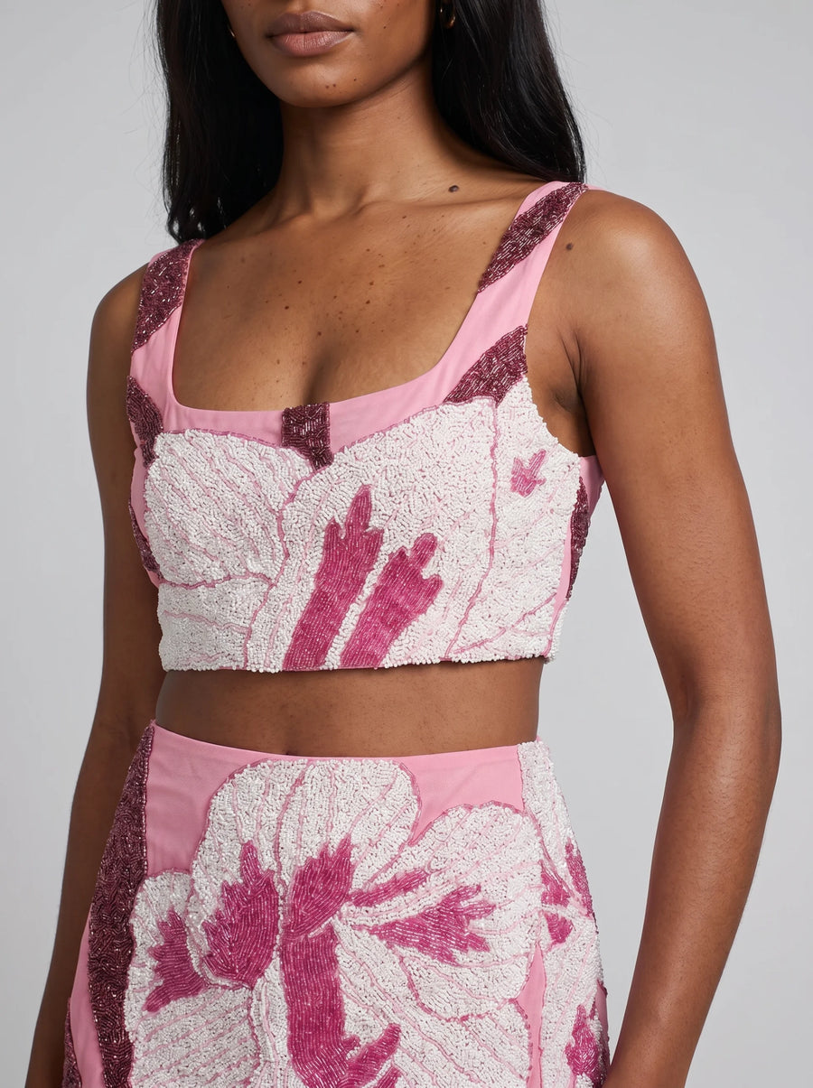 Delilah Beaded Co-ord Skirt Oceanus x By Poppy