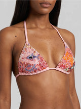 Oceanic Bloom Pink Bikini Bottom