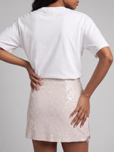 Concha T White Beaded T-Shirt