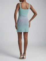 Amara Dress in Blue Lilac Ombre