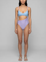 Luna Veil Sky Blue & Lilac Swimsuit