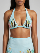 Curve Moorish Idol Co-ord Top Blue