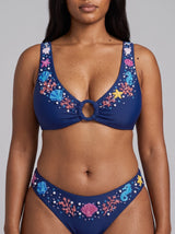 Oceanus Pearl Tide Multi-color Bikini Bottom