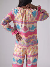 Shell Reverie Pink Multi Blouse