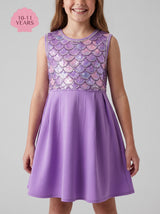 Oceanus | Disney Kids Pearl of Ursula Purple Dress