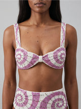 Mermaid's Kiss Pink Bikini Top
