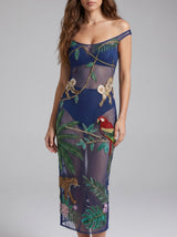 Zola Sheer Maxi Dress