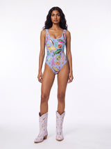 Arizona Embroidered Leather Boots-Multi Color