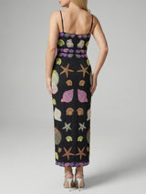 New York Strapped Dress- Black