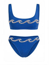 Wave Bikini Top Multi Color