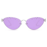 Oceanus x SOJOS Darling Sunglasses Purple - Oceanus Swimwear