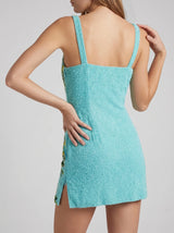 Pandora Luxe Hand Beaded dress Baby Blue