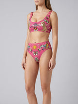 Aurelia Luxury Bikini Thick Strap Bikini Top Multi Colour