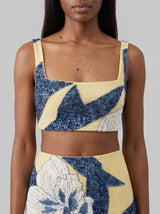 Sunshine Bloom Co-ord Top Oceanus x By Poppy
