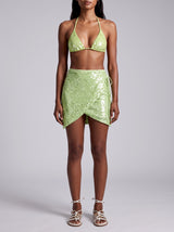 Sienna Sequin Green Sarong