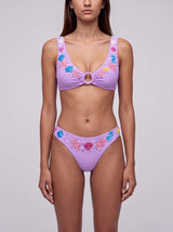 Oceanus Pearl Tide Multi-color Bikini Bottom