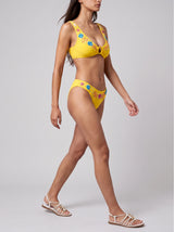 Oceanus Pearl Tide Multi-color Bikini Bottom