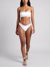 White Opal Shore Bandeau Bikini Top