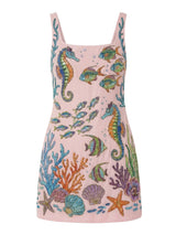 Sea Horse and Fish Mini Dress