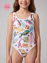 Arizona Kids Swimsuit Multi Colour