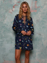 Oceanus x It's 9pm Margot Sealife Dress