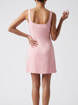 Delilah Hand Beaded Mini Dress Pink x by Poppy