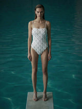 Calliope Thin Straps One Piece Swimsuit Multi Colour