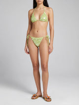 Sienna Sequin Embroidery Bikini Top Multi Colour in Stock
