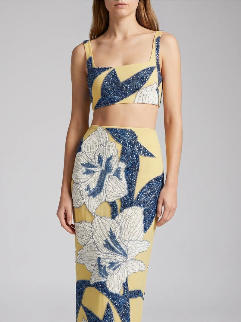 Sunshine Bloom Co-ord Skirt Oceanus x By Poppy