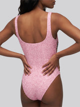 Oceanus x Zandra Rhodes Nebula Beaded Swimsuit Pink