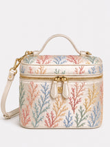 Coral Garden Vanity Bag