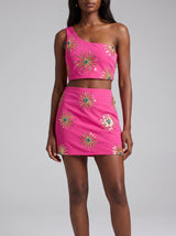 Callie Hot Pink Co-ord Skirt