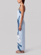 Delilah Beaded Dress Blue Oceanus x By Poppy in Stock