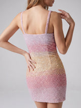 Cassie Ombre Mini Dress