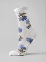 Blue Daisy Muse Socks
