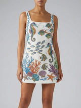 Sea Horse and Fish Mini Dress